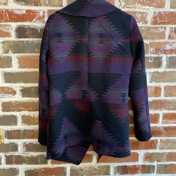 Mo-Ka by Santa Fe Apparel Women’s Southwestern Aztec Print Jacket - Picture 2 of 13